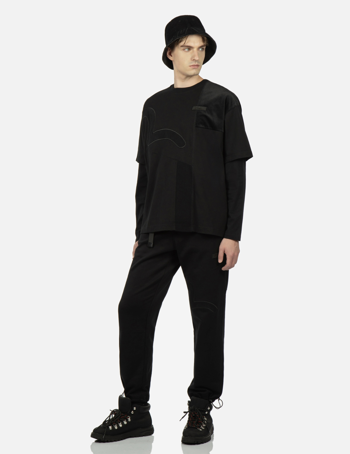 Seagull Appliqué Patchwork Tshirt