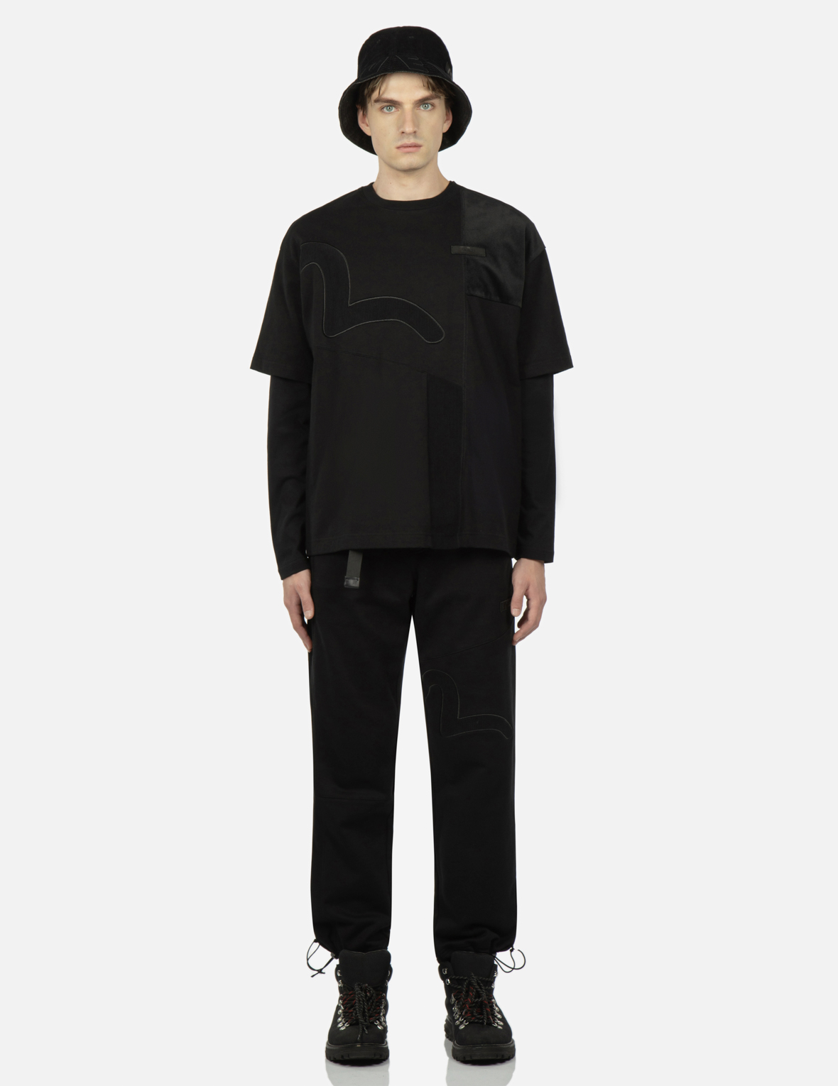 Seagull Appliqué Patchwork Tshirt