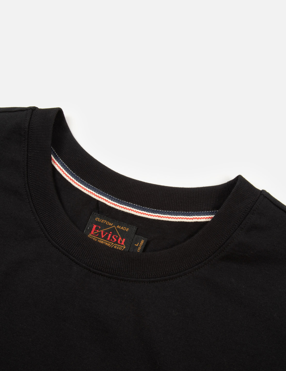 レトロ花札マルチロゴプリントレギュラーフィットTシャツ